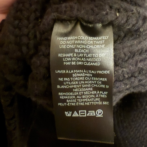 FREE PEOPLE Swim Too Deep Turtleneck Sweater Black Small - Picture 5 of 7